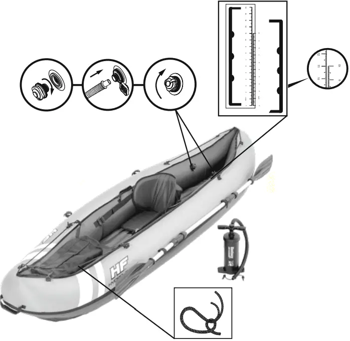 Bestway 65118 Hydro-Force Ventura Kayak Set-fig5