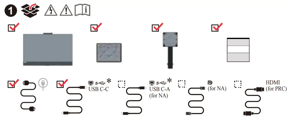 Lenovo T27hv-20 Thinkvision QHD IPS - 1
