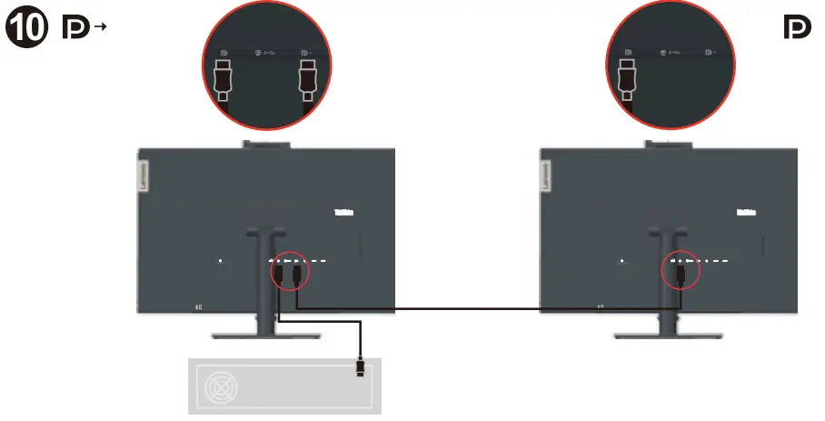 Lenovo T27hv-20 Thinkvision QHD IPS - 10