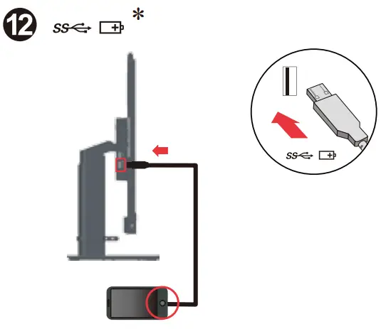 Lenovo T27hv-20 Thinkvision QHD IPS - 12