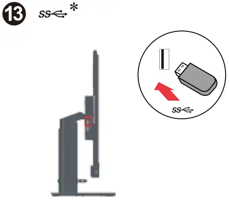 Lenovo T27hv-20 Thinkvision QHD IPS - 13