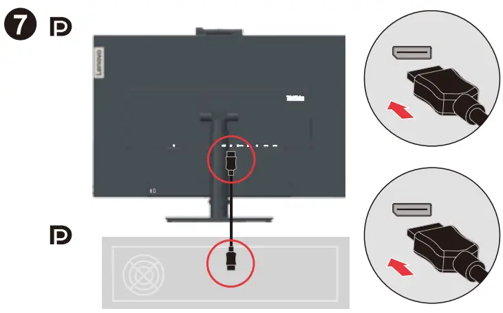 Lenovo T27hv-20 Thinkvision QHD IPS - 7