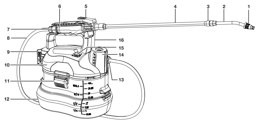 SNOWJOE 24V-GS-CT Cordless Garden Chemical Sprayer - Chemical Sprayer