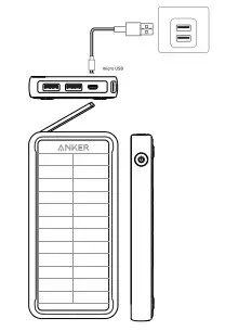 ANKER A1640 PowerCore Solar 10000 - PowerCore Solar