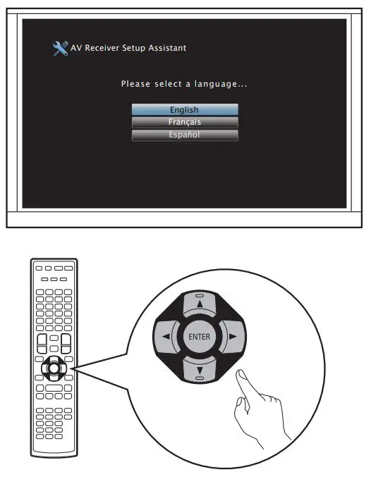 DENON AVR-X4700H Integrated Network AV Receiver User Guide - Following the On-Screen Setup Assistant