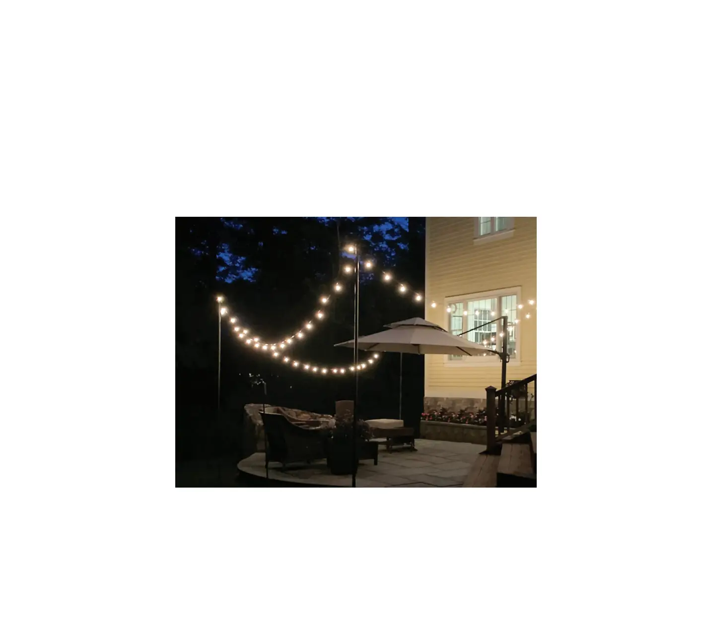 Excello Global Products Egp-lp-v2-2-dk 10 Ft Bistro Light Poles User Manual