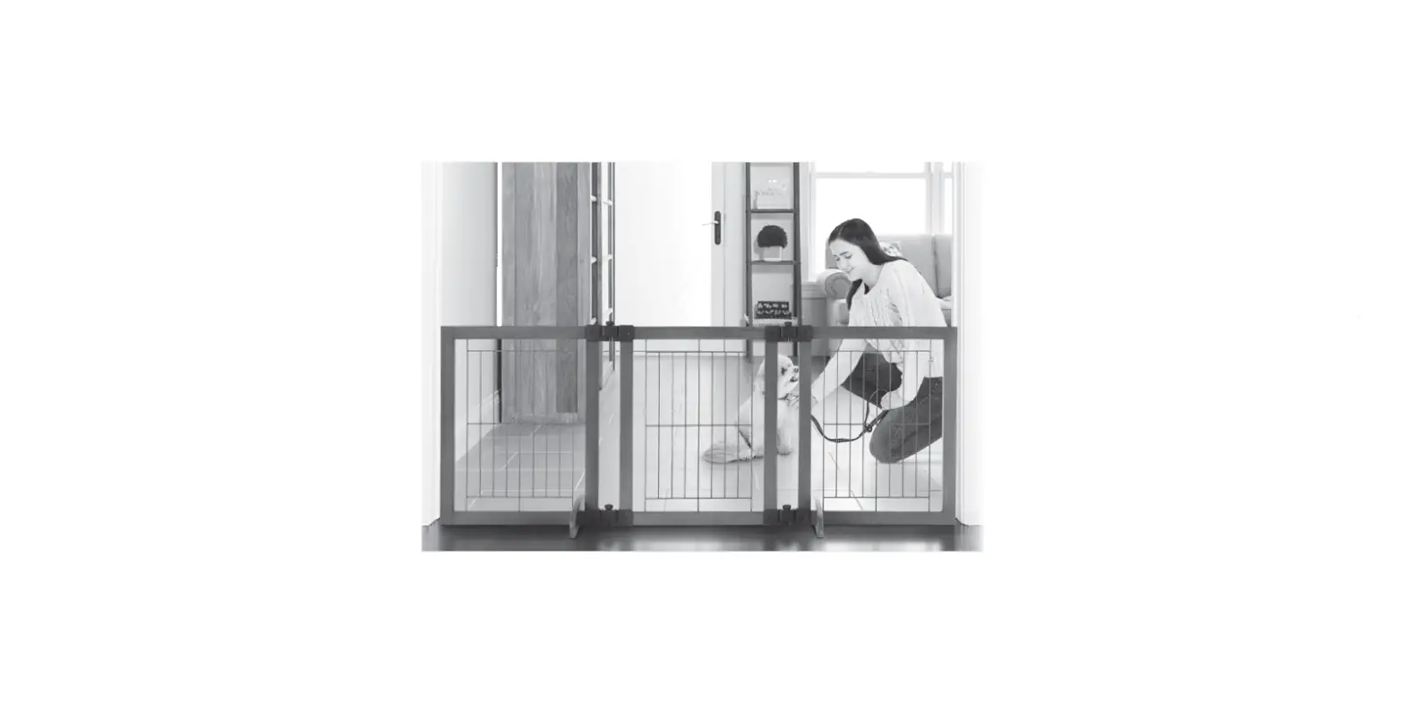 North States 5402 Versa-lock Freestanding Pet Gate Instruction Manual