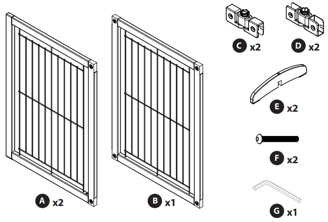 north-states-5402-Versa-Lock-Freestanding-Pet-Gate-fig-2