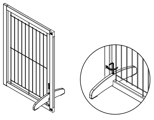 north-states-5402-Versa-Lock-Freestanding-Pet-Gate-fig-3