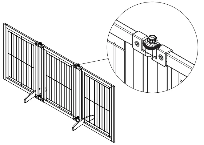 north-states-5402-Versa-Lock-Freestanding-Pet-Gate-fig-8