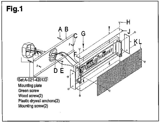 AMERICAN LIGHTING P1323 L Button LED Bath Vanity Light - fig