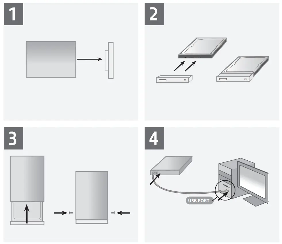 ACT AC1200 2.5Inch SATA USB Hard Drive Enclosure