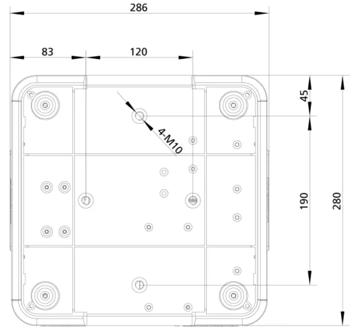 SHOWVEN SPARKULAR II Higherspark - Diagram of Bottom Panel
