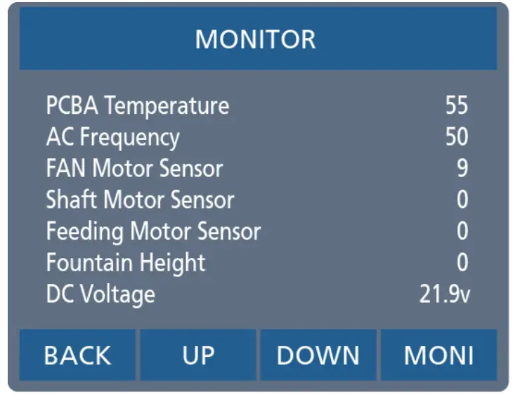 SHOWVEN SPARKULAR II Higherspark - Monitor Interface