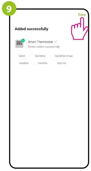ENGO E10W230WIFI Internet Thermostat with Wi-Fi - Name the device
