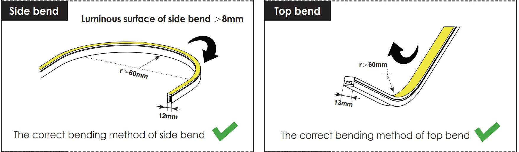 Precautions before installation
