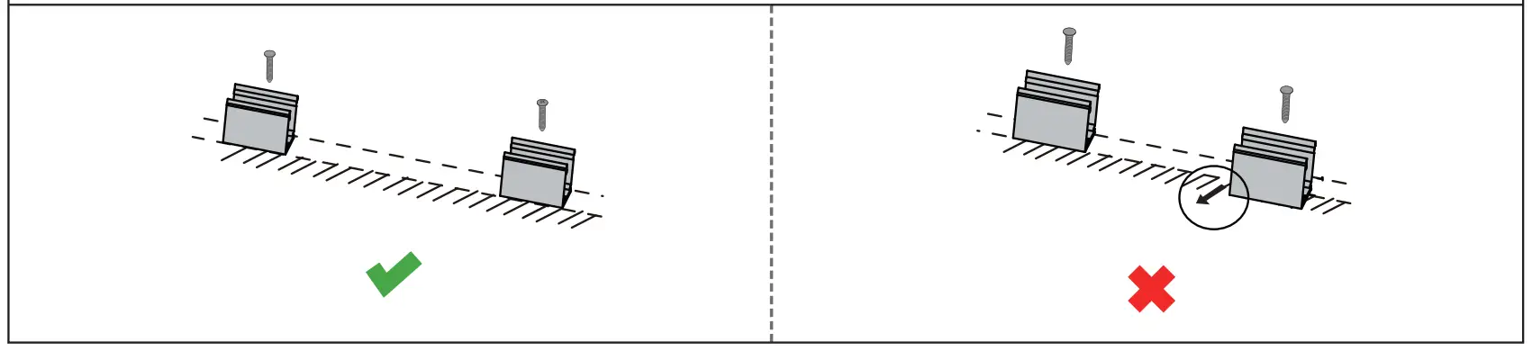 Installation of clip