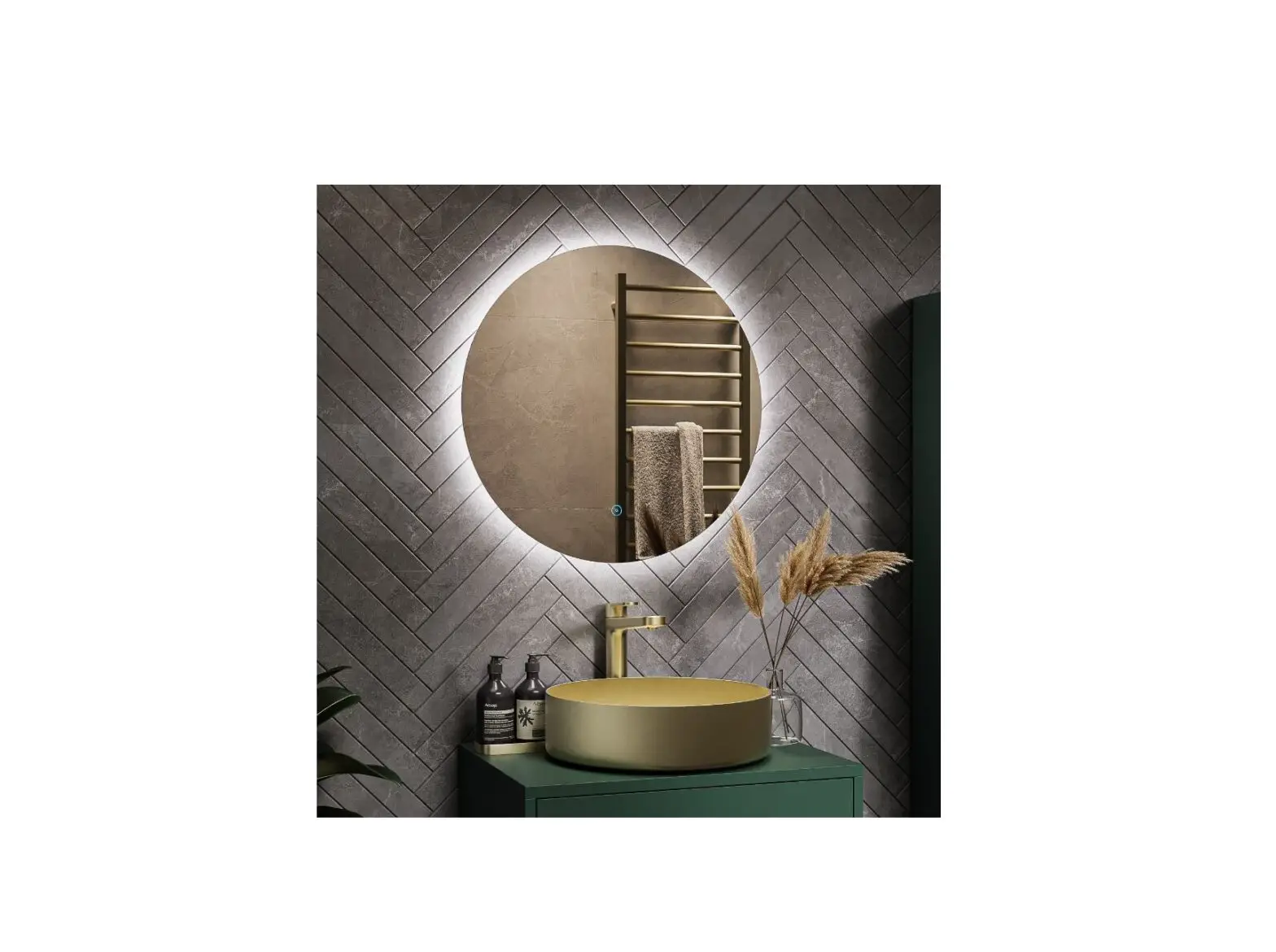 Better Bathrooms Beba 27536 Round Led Illuminated Mirror User Manual