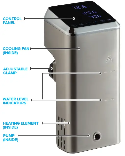 VACPAK-IT 186SV158 15.85 Gallon Sous Vide Immersion Circulator Head 1