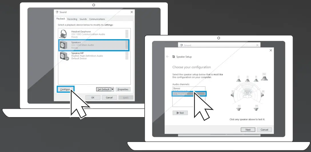 SENNHEISER GSX 1000 Headset Amplifier - fig 4