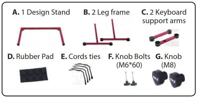 PYLE PKST58 Heavy- WHAT'S IN THE BOX