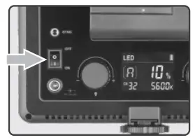 Godox LF308D LED Flash Light - Operation
