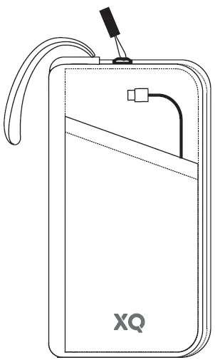 XQISIT UV-C Sterilizer with 500Mah Power Bank