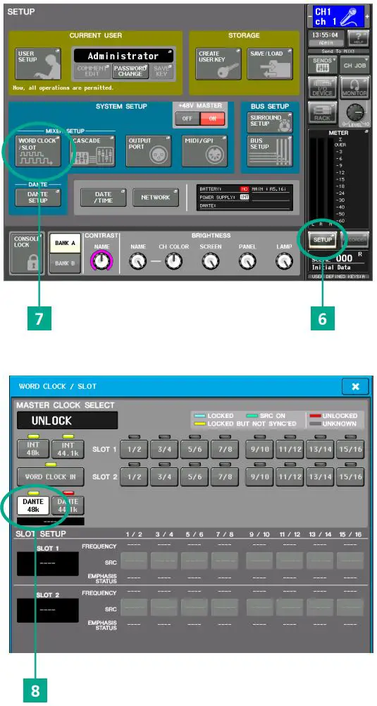 NEUTRIK NA2-IO-DPRO Yamaha CL QL Setup User Manual - YAMAHA DANTE SETUP