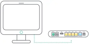 Connect with a cable