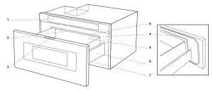 FULGOR MILANO Drawer Microwave - figure 3