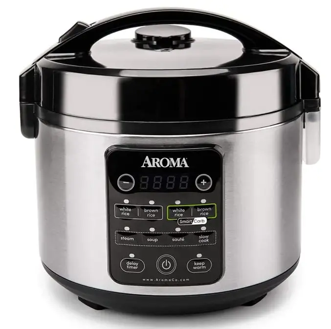 AROMA ARC-1126SBL 12-Cup Smart Carb Rice Cooker