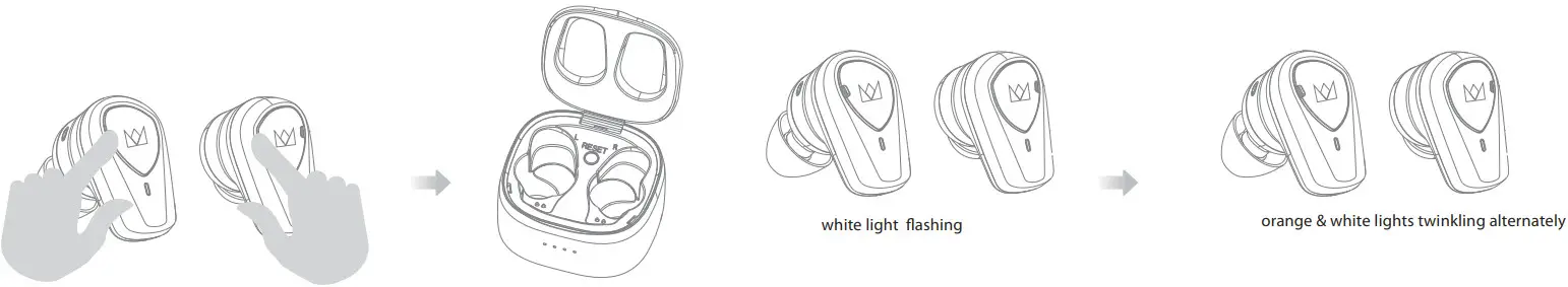 NOBLE Falcon ANC True Wireless Earbuds - Reset