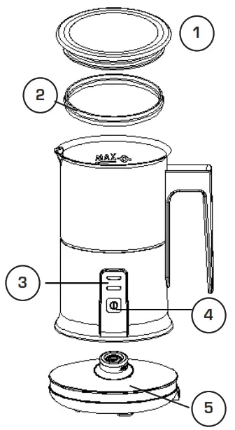 Swan Milk Frother - HOW TO USE