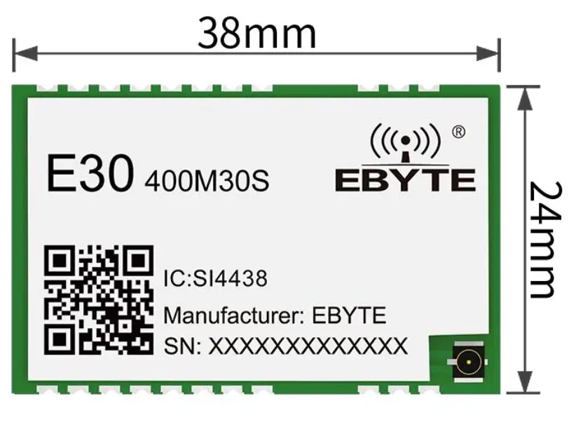 EBYTE E30-400M30S 446 SI4463 400MHz 1W SPI Wireless Module fig1