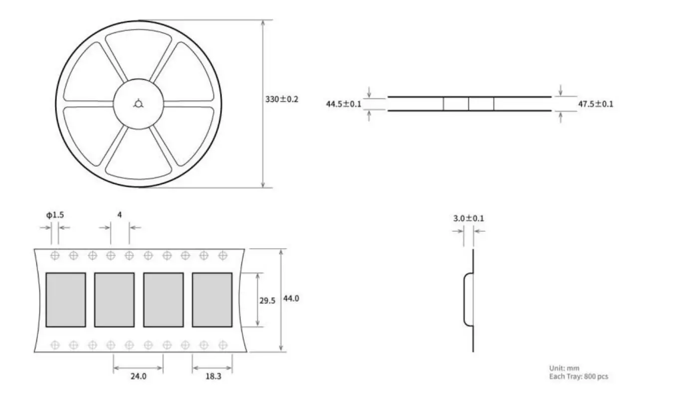 EBYTE E30-400M30S 446 SI4463 400MHz 1W SPI Wireless Module fig4