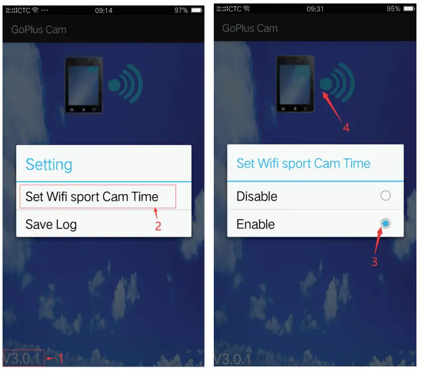 naxa NDC-409 Action Camera - Synchronise