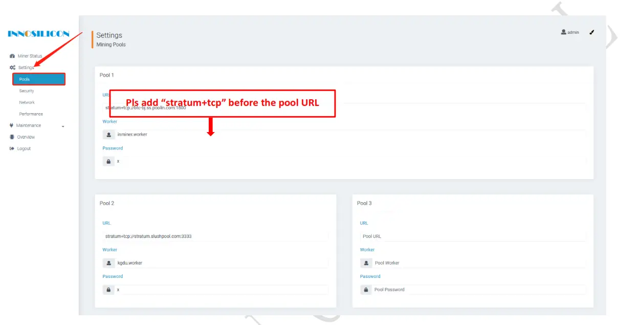 INNOSILICON T3 BTC Miner - Report the miner 1