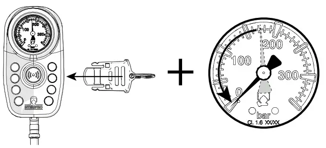 INTERSPIRO Personal Alarm Control Unit- Turn the unit