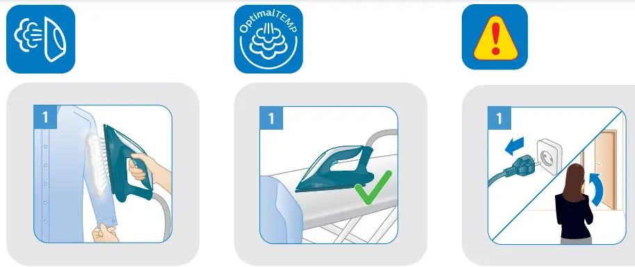 PHILIPS PSG7028 7000 Series PerfectCare Steam Generator Iron - fig 5