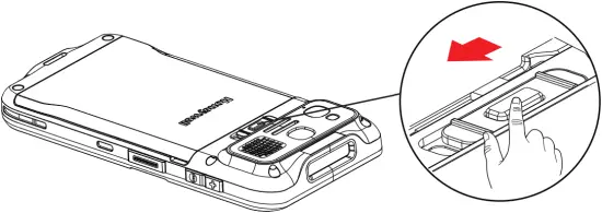 EDA52-1 - Install the Main Battery 1