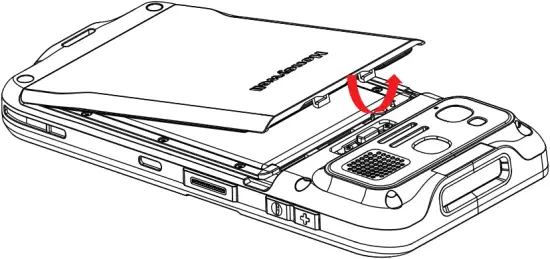 EDA52-1 - Install the Main Battery 2