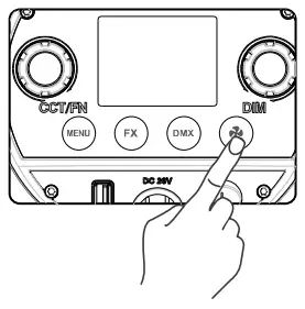 Godox SZ200Bi Zoom Bi Color LED Video Light - Button 1