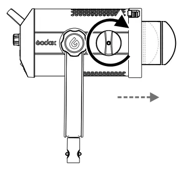 Godox SZ200Bi Zoom Bi Color LED Video Light - Button 2