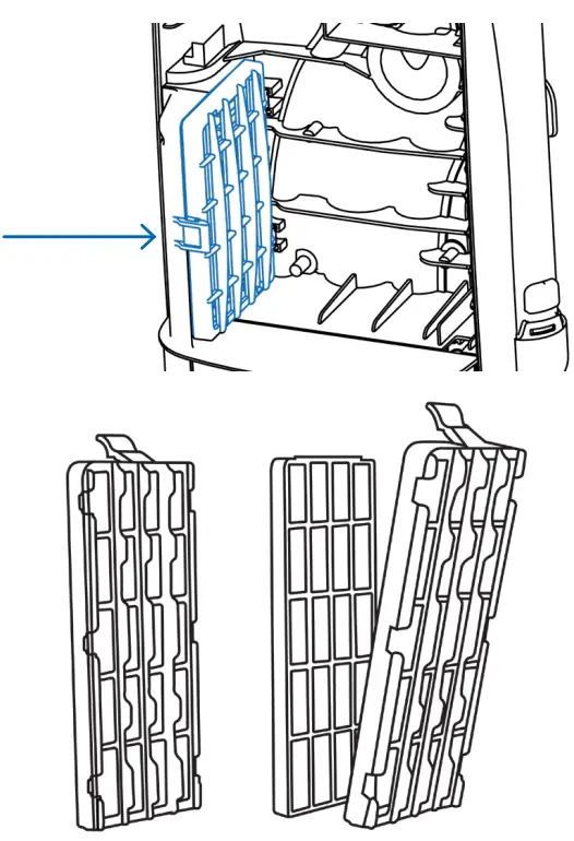 RICCAR R40P Tandem Air Radiance Upright Vacuum Cleaner-Charcoal Filter