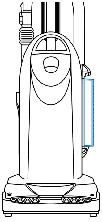 RICCAR R40P Tandem Air Radiance Upright Vacuum Cleaner-Media Filter