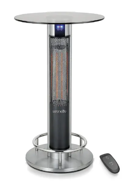 serenelife SLOHT48 Bar Table Heater fig 1