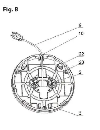 serenelife SLOHT48 Bar Table Heater fig 3