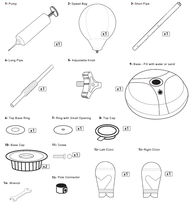 pure boxing 8903PP Punch and Play Punching Bag for Kids fig 1