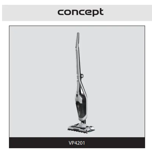 concept VP4201 3 In 1 Rod Vacuum Cleaner Instruction Manual