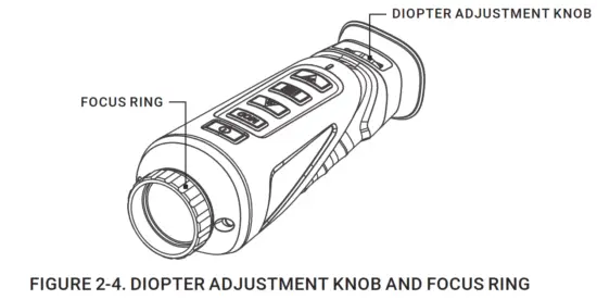 AGM ASP TM25 384 Thermal Imaging Monoculars -FOCUS RING